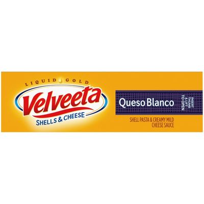 Kraft Velveeta Shells & Cheese Queso Blanco Shell Pasta & Cheese Sauce