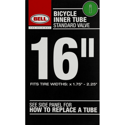 Bell Bicycle Inner Tube, Standard Valve, 16 inches
