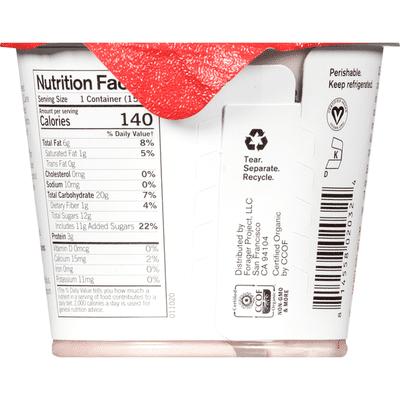 Forager Project Strawberry Dairy-Free Cashewgurt