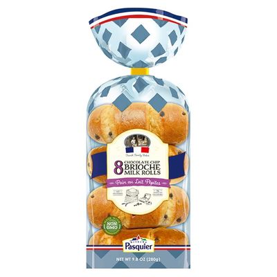 Brioche Pasquier Brioche Chocolate Chips Milk Rolls