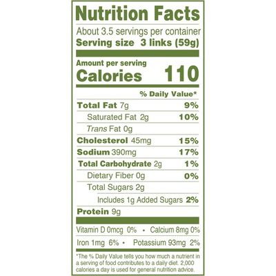 Applegate Chicken & Maple Breakfast Sausage Links 7oz