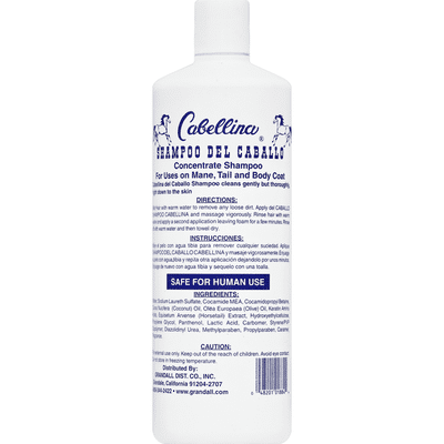 Cabellina Shampoo Del Caballo For Mane, Tail & Body