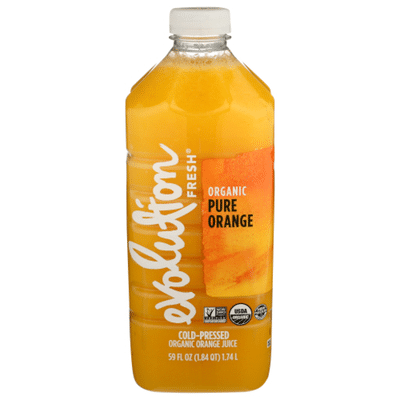 Evolution Fresh Pure Orange Cold-Pressed Organic Orange Juice