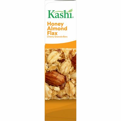 Kellogg's Kashi GO Chewy Granola Bars, Fiber Bars, Vegetarian Snacks, Honey Almond Flax
