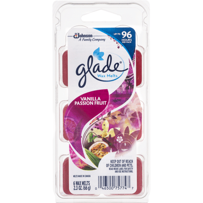 Glade Wax Melts Vanilla Passion Fruit