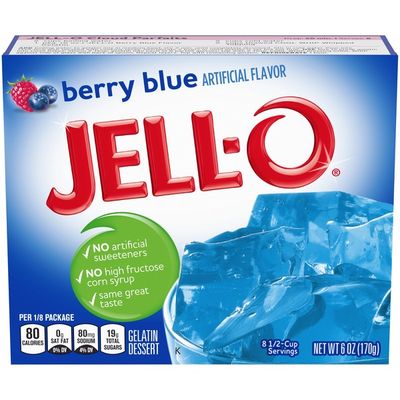 Jell-O Berry Blue Gelatin Dessert