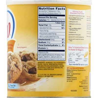Crisco Shortening All-Vegetable Butter