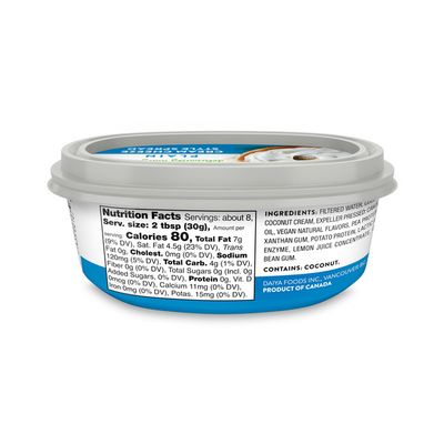 Daiya Dairy Free Plain Cream Cheeze Style Spread