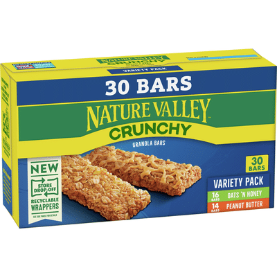 Nature Valley Granola Bars Crunchy Peanut Butter And Oats N Honey 22 35 Oz Instacart