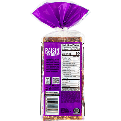 Dave's Killer Bread Bread, Organic, Raisin' the Roof