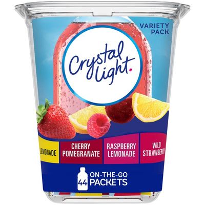 Crystal Light Lemonade, Cherry Pomengrate, Raspberry Lemonade & Wild Strawberry Powdered Drink Mix Variety Pack