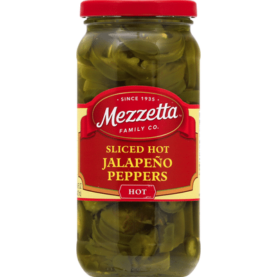 Mezzetta Jalapeno Peppers, Hot, Sliced