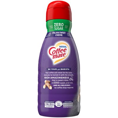 Coffee mate Zero Sugar Italian Sweet Creme Liquid Coffee Creamer