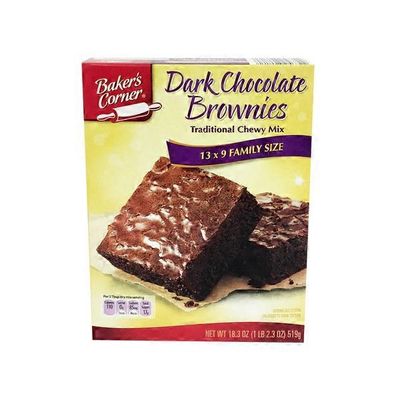Baker's Corner Dark Chocolate Brownie