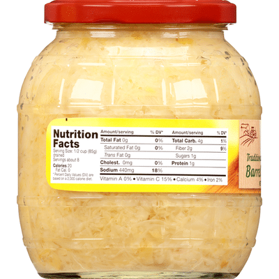 Kuhne Barrel Sauerkraut, Traditional German