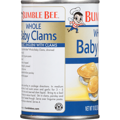 Bumble Bee Shucked Whole Baby Clams