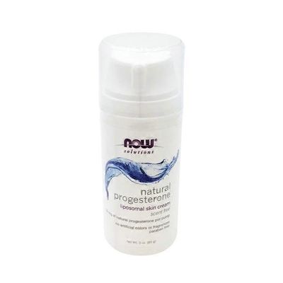 Now Natural Progesterone Balancing Skin Cream, Unscented