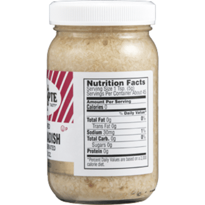 Ba-Tampte Horseradish, Prepared