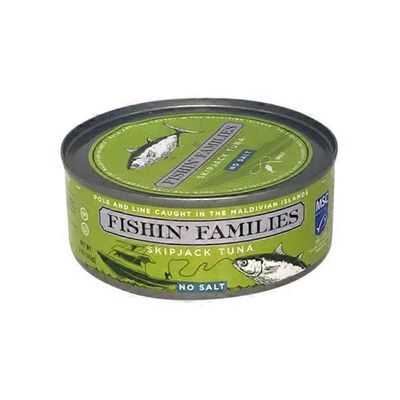 Fishin' Families No Salt Added Skipjack Tuna