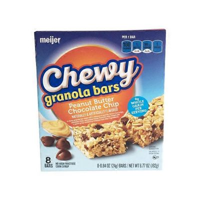 Meijer Peanut Butter Chocolate Chip Chewy Granola Bars