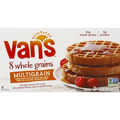 Van's Whole Grains Waffles Multigrain 