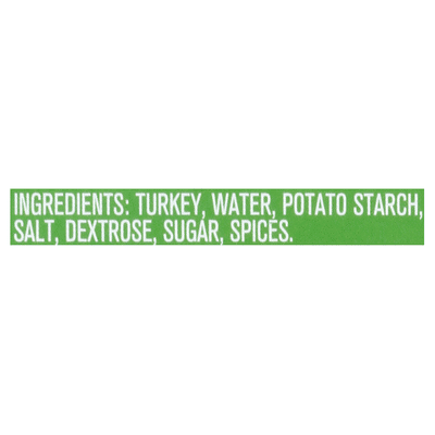 Jones Dairy Farm Golden Brown All Natural Fully Cooked Turkey Sausage