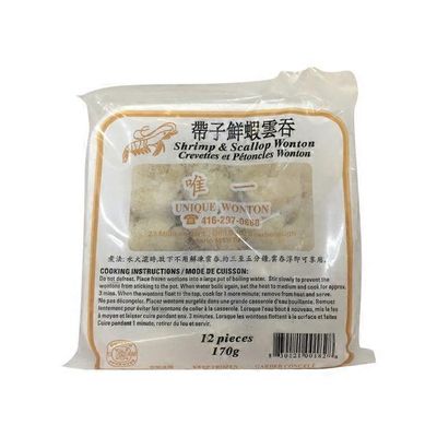 Unique Scallop Shrimp Wonton