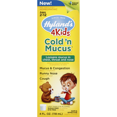 Hyland's Cold 'n Mucus, Homeopathic, Ages 2-12