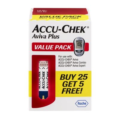 Accu-Chek Aviva Plus Glucose Test Strips