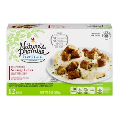 Nature's Promise Sausage Links Pork - 12 CT