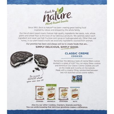 Back to Nature Cookies, Classic Creme