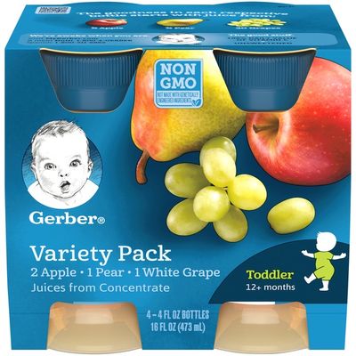 Gerber (Pack of 6) Fruit Juice Variety Pack
