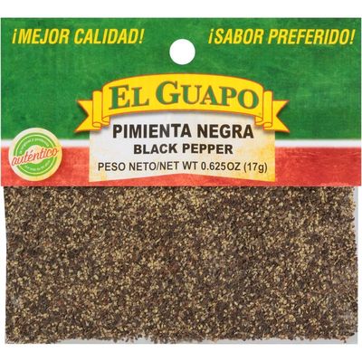 El Guapo® Ground Black Pepper (Pimienta Negra Molida)
