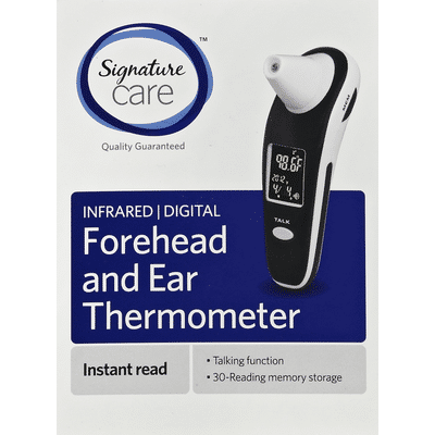 Signature Care Thermometer, Forehead and Ear