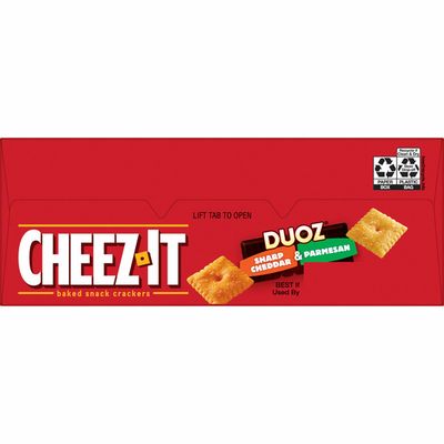 Cheez-It Cheese Crackers, Baked Snack Crackers, Office and Kids Snacks, Cheddar and Parmesan