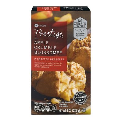 Prestige Apple Crumble Blossoms 2 Ct 4 Oz Instacart