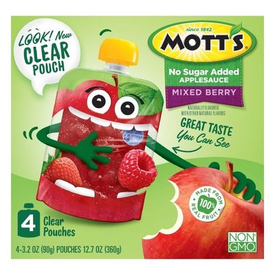 Mott's No Sugar Added Mixed Berry Applesauce