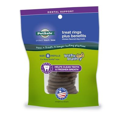 PetSafe Busy Buddy Dental Support Treat Rings Plus Benefits