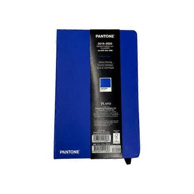 Pantone 5.25" x 8.25" Noble Blue 2020 18-Month Compact Weekly Fashion Planner