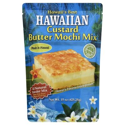 Hawaiis Best Butter Mochi Mix Hawaiian Custard 15 Oz Instacart