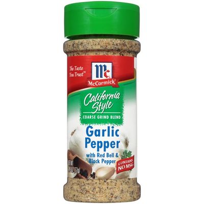 McCormick Garlic Pepper with Red Bell & Black Pepper Coarse Grind Seasoning