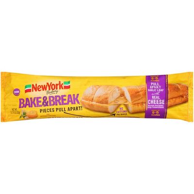 New York Style Bakery Pull Apart Garlic Loaf with Real Cheese