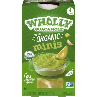 Wholly Guacamole Organic Classic Guacamole Minis