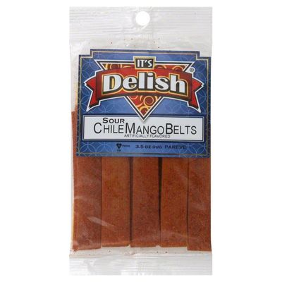 Its Delish Chile Mango Belts, Sour