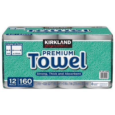 Kirkland Signature Create A Size Premium Big Roll Towel