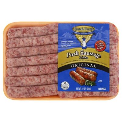 Dutch Farms Pork Sausage, Original, Links