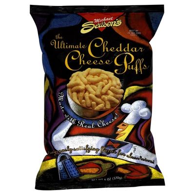 Michael Seasons Cheese Puffs, The Ultimate, Cheddar