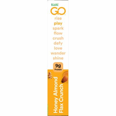 Kashi GO Breakfast Cereal, Vegetarian Protein, Fiber Cereal, Honey Almond Flax Crunch
