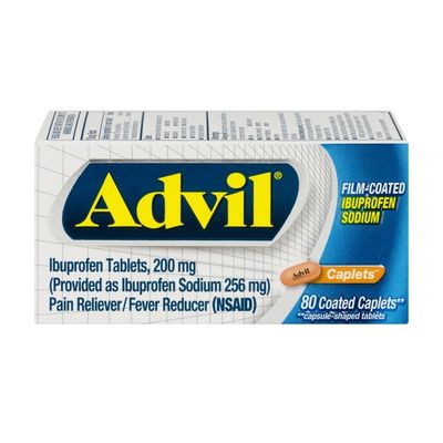 Advil Ibuprofen Caplets - 80 CT