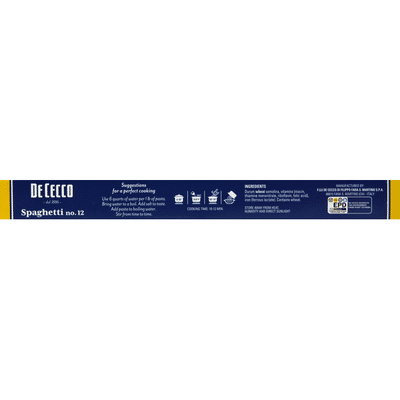 De Cecco Spaghetti, No. 12